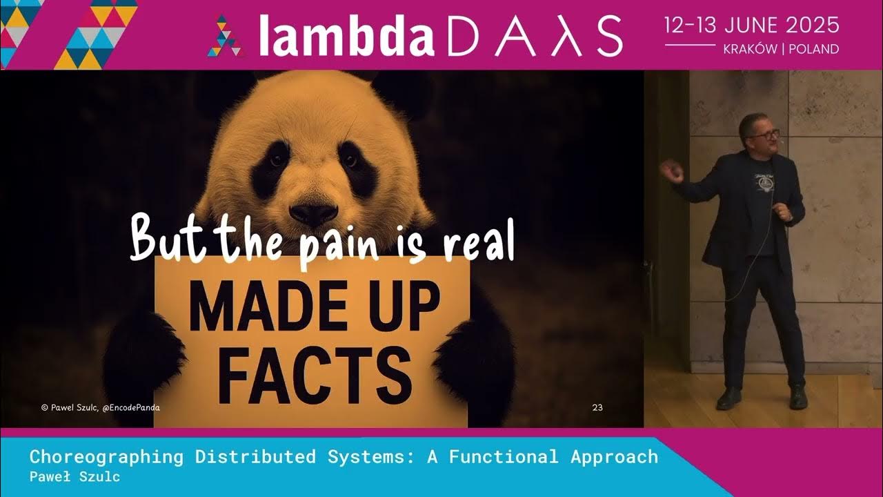 EncodePanda's tweet card. Choreographing Distributed Systems: A Functional Approach - Paweł...