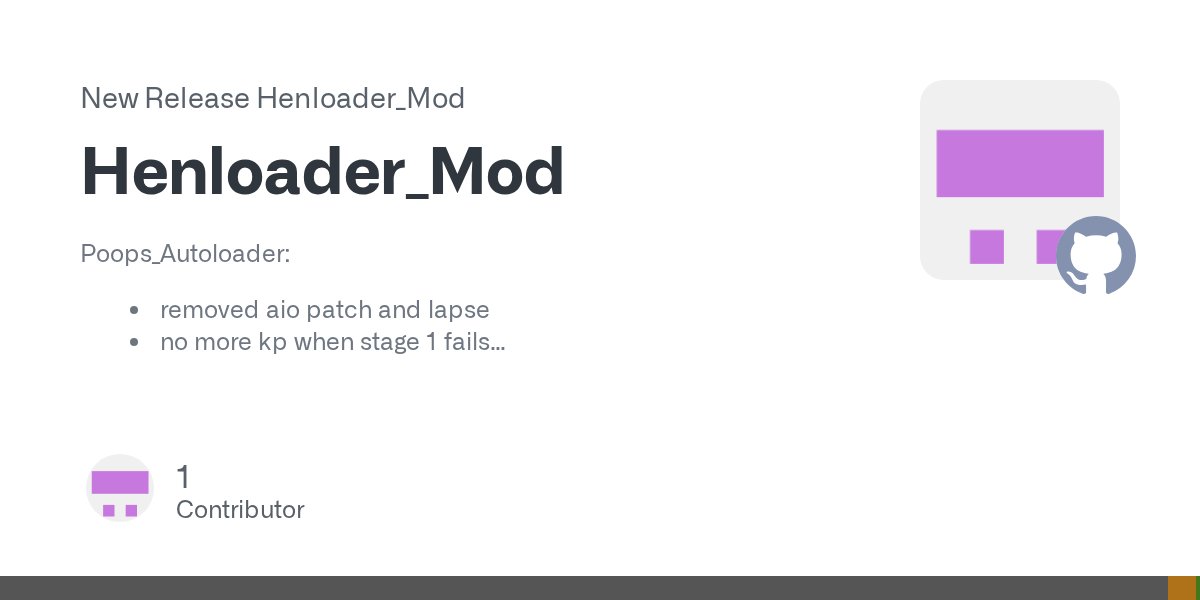 ps3120's tweet card. Poops_Autoloader: removed aio patch and lapse no more kp when stage 1 fails improved stability on poops Autoload poops 9.00 up to 12.52 Lapse_Poops_Autoloader: no more kp when stage 1 fails impr...