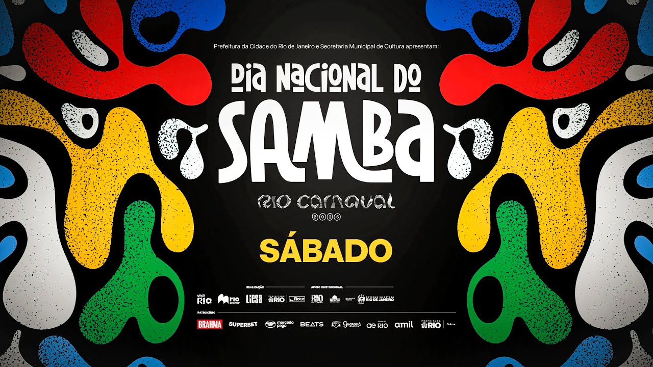 sambariosite's tweet card. DIA NACIONAL DO SAMBA 2026 | SÁBADO
