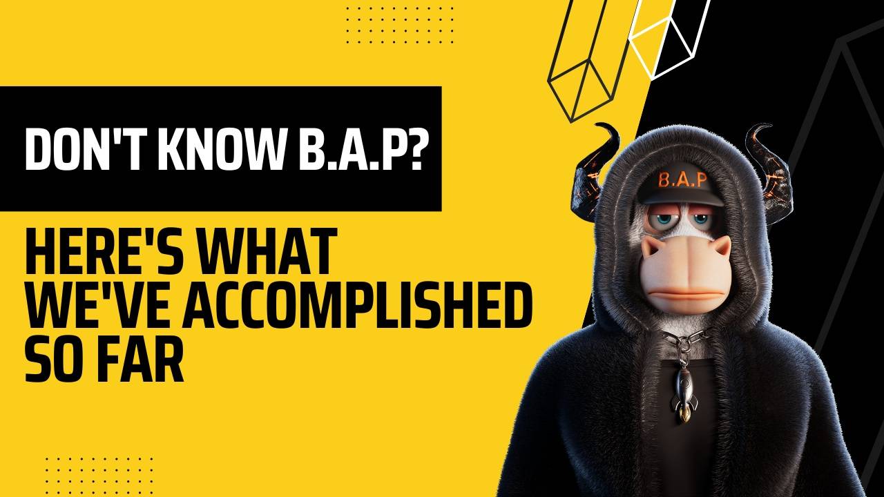 BullsApesProj's tweet card. Accomplishments