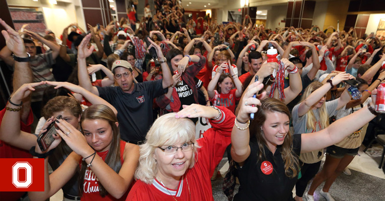 OSUAlumniMN's tweet card. Welcome home to The Ohio State University. Join more than 600,000 alumni to celebrate Buckeye pride and rich traditions through events, tours, activities.