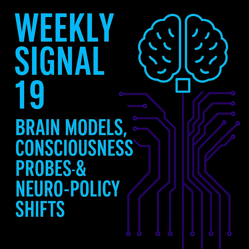 HackTheNeuron's tweet card. Explore the latest in neurotechnology: whole-brain organoids, ultrasound-based consciousness research, FDA-approved neurostimulators, Neuralink’s UK trial, a $10M neurotech investment, and global...