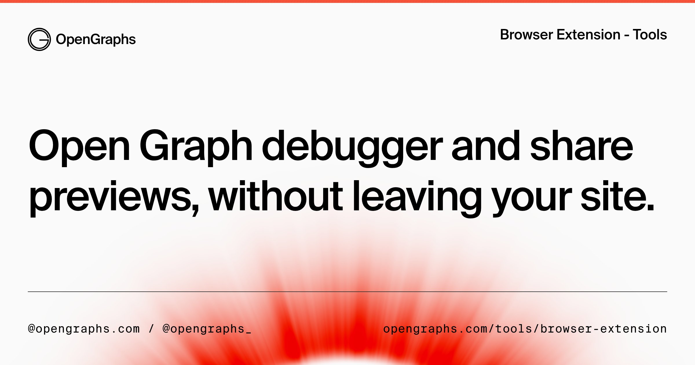 opengraphs_'s tweet card. Preview the Open Graph images and data for your site, right in your browser.