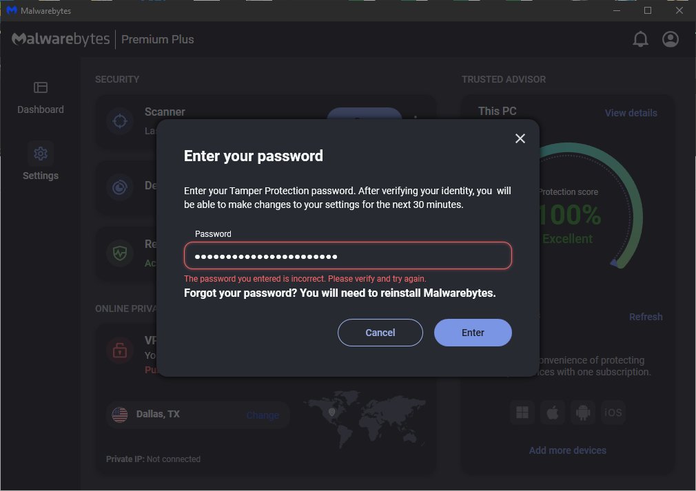 GinaInTheBurg's tweet card. having spent 2 days and thousands of efforts locating my tamper password, whatever that is, none of my passwords work tp allow me to schedule scans since I moved to new laptop with same licence. I...