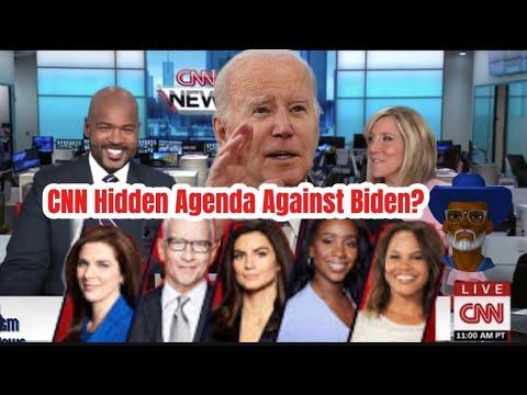 OGM_News's tweet card. CNN Hidden Agenda Against Biden? #uspolitics #rightwing #leftwing...