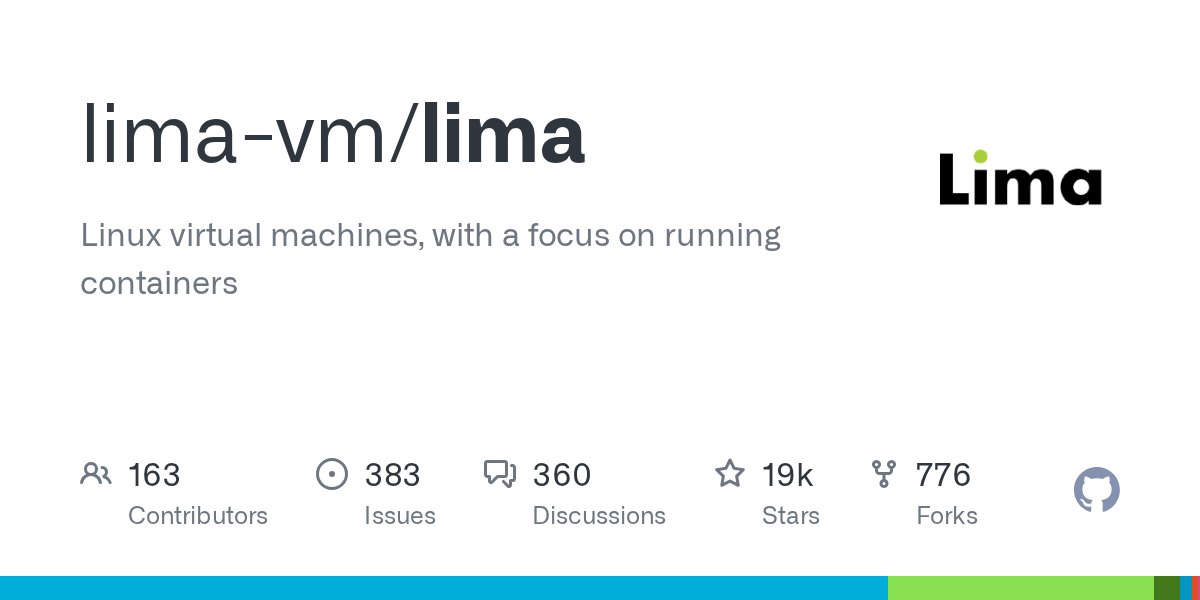 ahmetgpt's tweet card. Linux virtual machines, with a focus on running containers - lima-vm/lima
