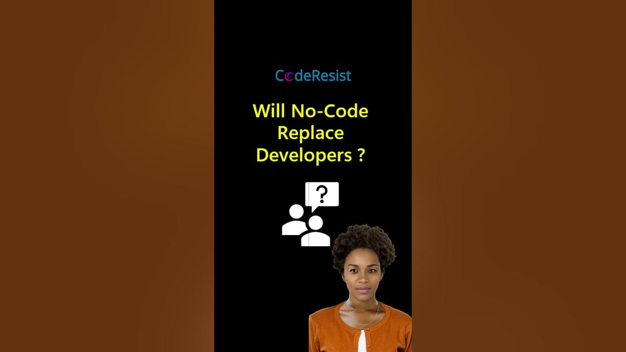 CodeResist's tweet card. Will No Code Replace Developer ? must listen . future of no code apps