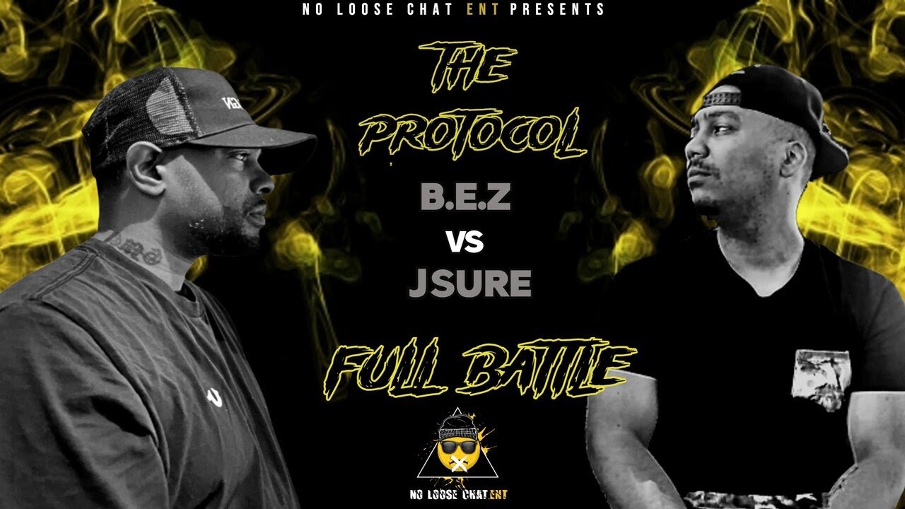 TaliMusicUK's tweet card. B.E.Z VS JSURE | THE PROTOCOL | FULL BATTLE