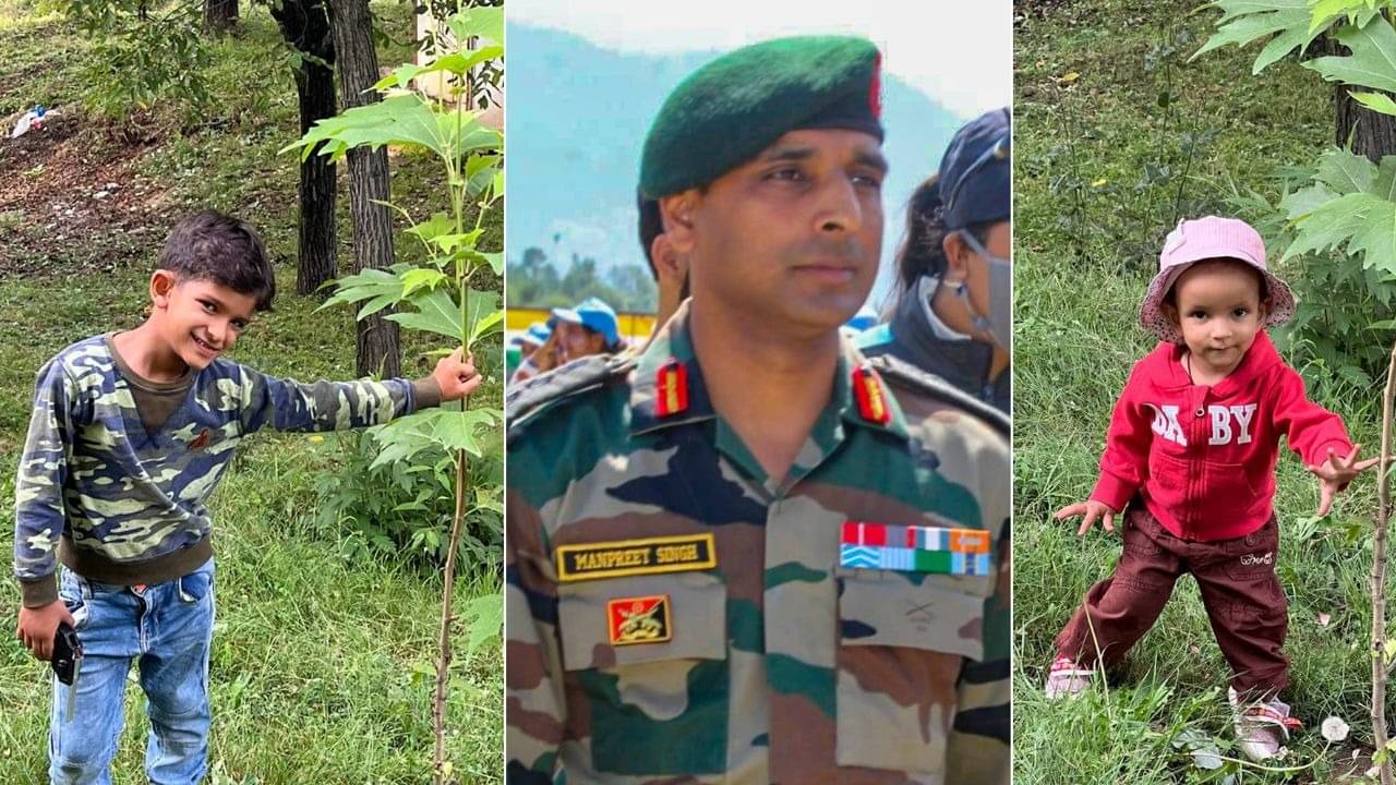 Republic_Bharat's tweet card. कर्नल मनप्रीत सिंह का वीरता भरा अंतिम अभियान पिछले वर्ष 13 सितंबर को था, जब उन्होंने गडूल गांव के आसपास के जंगलों में आतंकवादियों के साथ भीषण मुठभेड की थी।