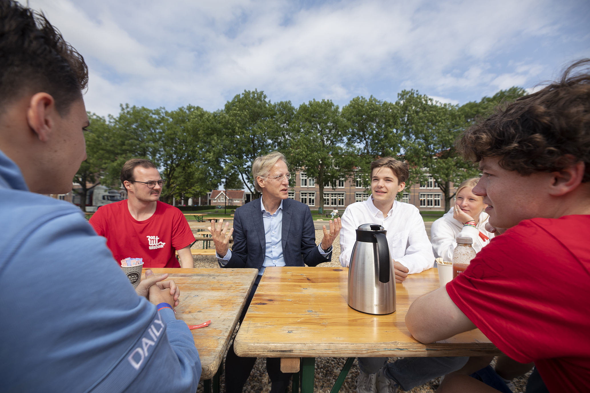 trajectum's tweet card. ‘Hij was juist energiek en geïnteresseerd in ons.’