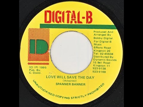 slinky_1991's tweet card. Spanner Banner - Love Will Save The Day