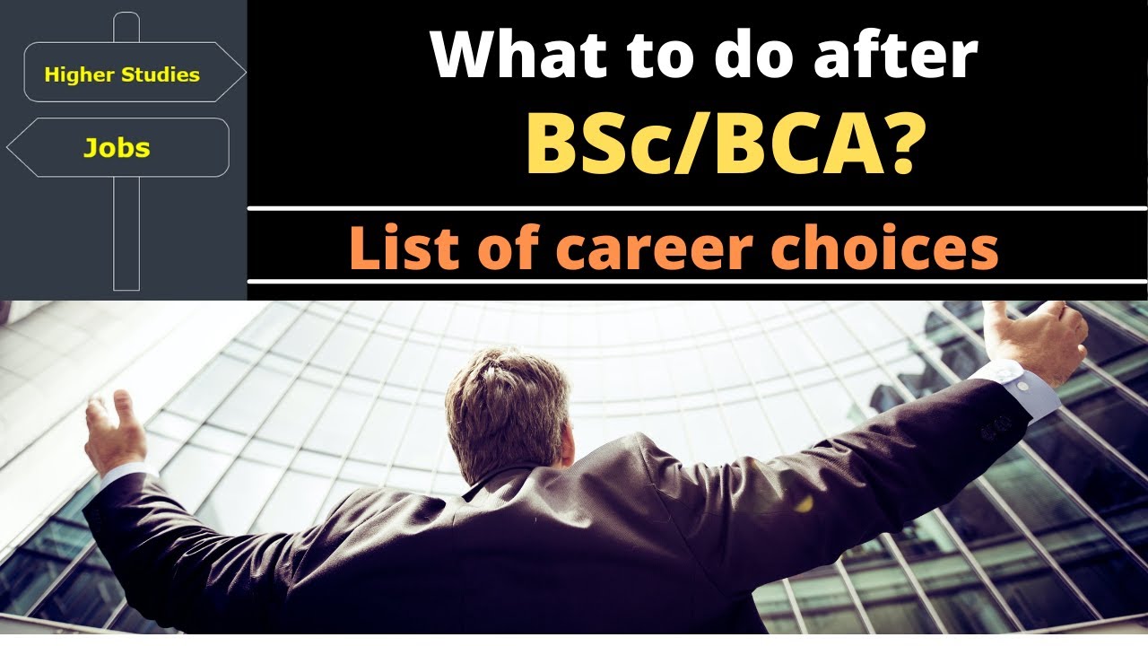 learningabode5's tweet card. What next after BSc/BCA ? | Higher Education or Jobs? | Salary |...