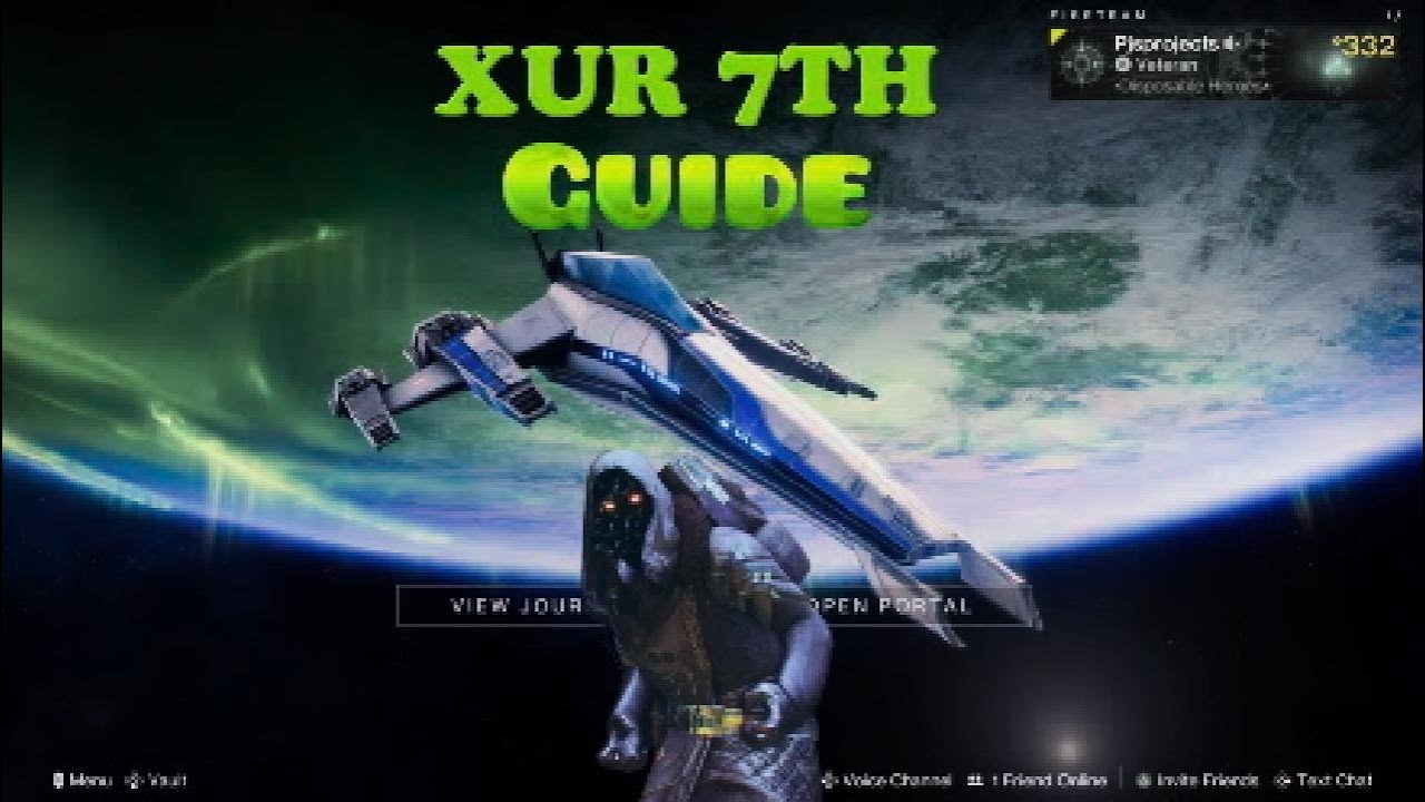 Pjsprojects's tweet card. Destiny 2 XUR Review November 7th 2025