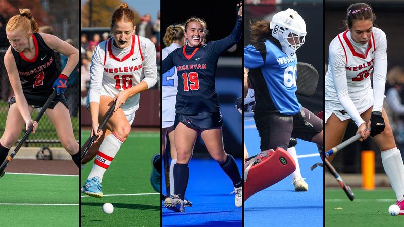DocMatzkin's tweet card. The Wesleyan field hockey team cleaned up in the All-NESCAC awards announcement, as Emily Smith '29 was named the league's Rookie of the Year while a team record five Cardinals earned All-NESCAC...