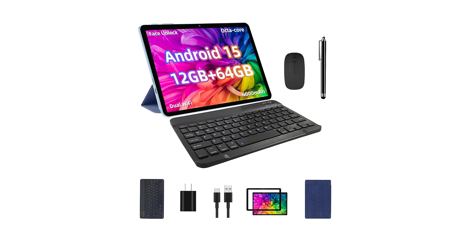 TechDealAlert's tweet card. 【What's in the box】 Android 15 Tablet USB Cable USB Manual 1 x Type-C USB 1 x USER Manual 1 x charger 1 x tablet case 1 x mouse 1 x stylus 1 x screen protector 【Post-Sales Support Services​​】...