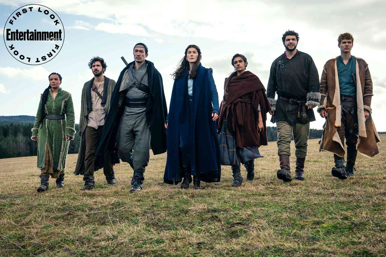 EW's tweet card. Welcome to the world of the wheel. Showrunner Rafe Judkins previews his take on Robert Jordan's best-selling fantasy series, in which Rosamund Pike leads the cast as Moiraine.