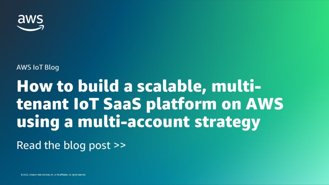 m_dobrowolski_'s tweet card. When you set out to build an IoT SaaS platform where your customer, not you, determines how their IoT devices interact with the services, you will quickly understand that no single cloud architecture...
