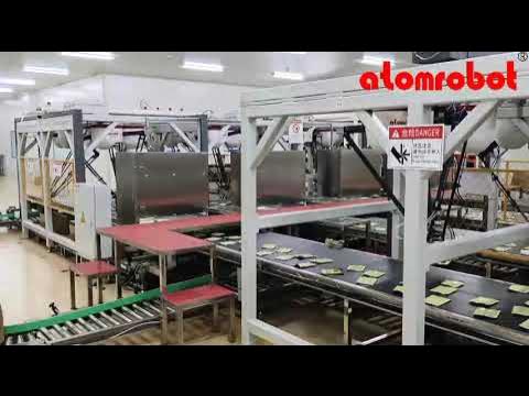 AtomRobots's tweet card. High speed Case packing solution by Atomrobot