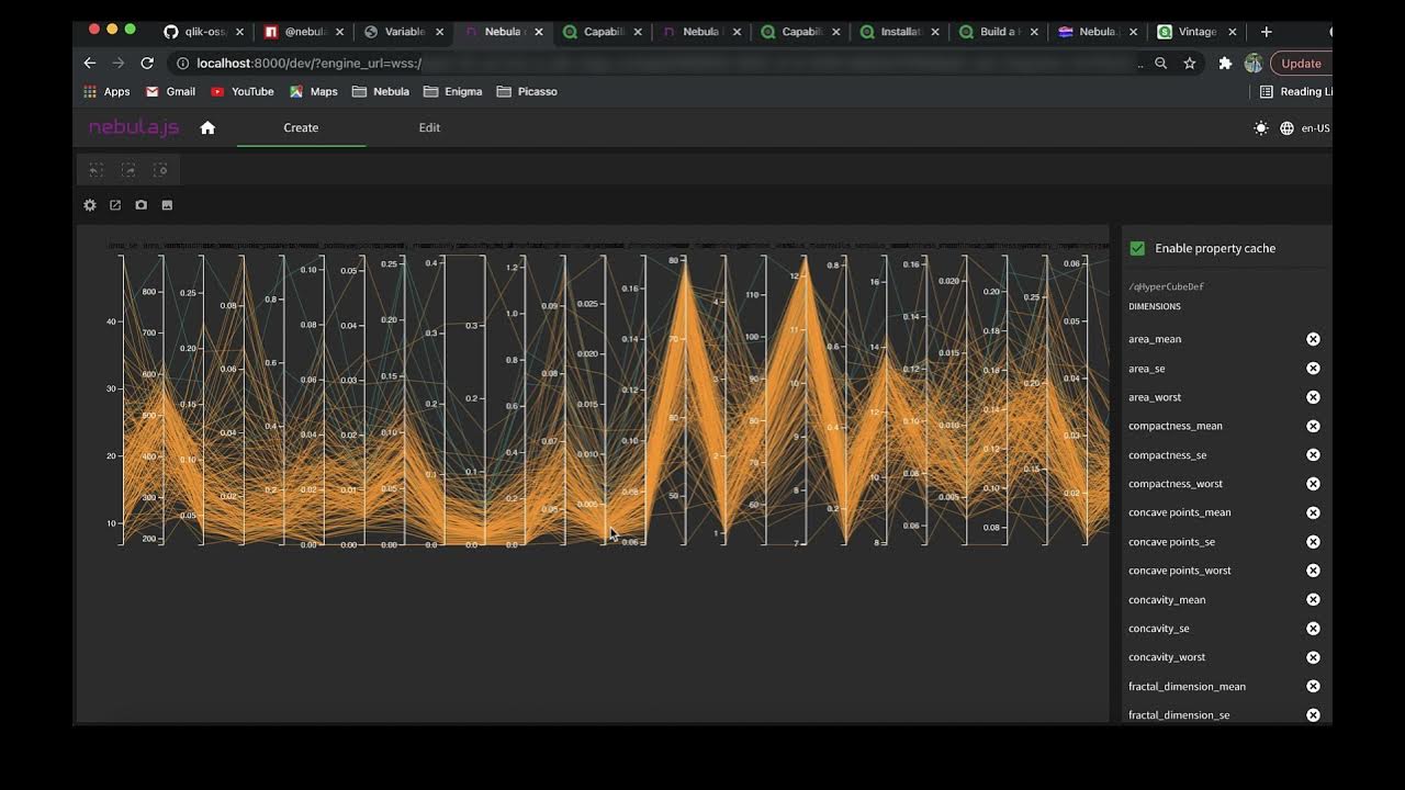 qlik's tweet card. Hello World - What is Nebula.js?