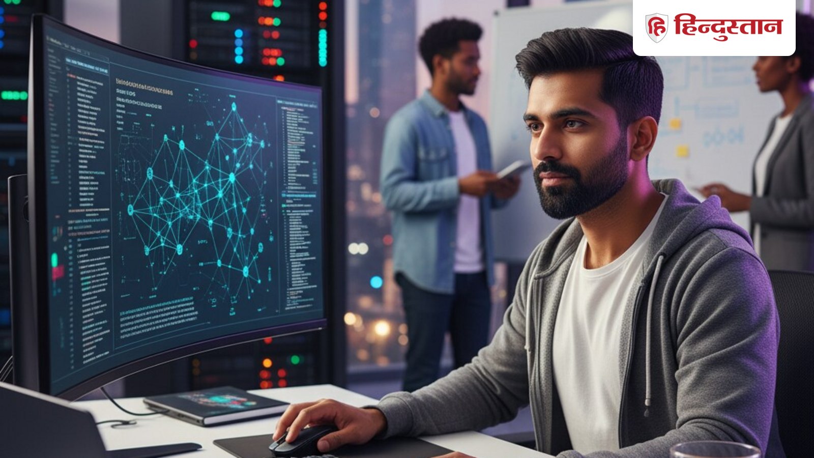 Live_Hindustan's tweet card. AI Specialist Career: अगर आज के डिजिटल दौर में किसी टेक्नोलॉजी की सबसे ज्यादा चर्चा है, तो वह है AI (आर्टिफिशियल इंटेलिजेंस)। इस तेजी से बढ़ते हुए बदलाव के कारण, AI स्पेशलिस्ट की डिमांड बढ़ रही है, और...