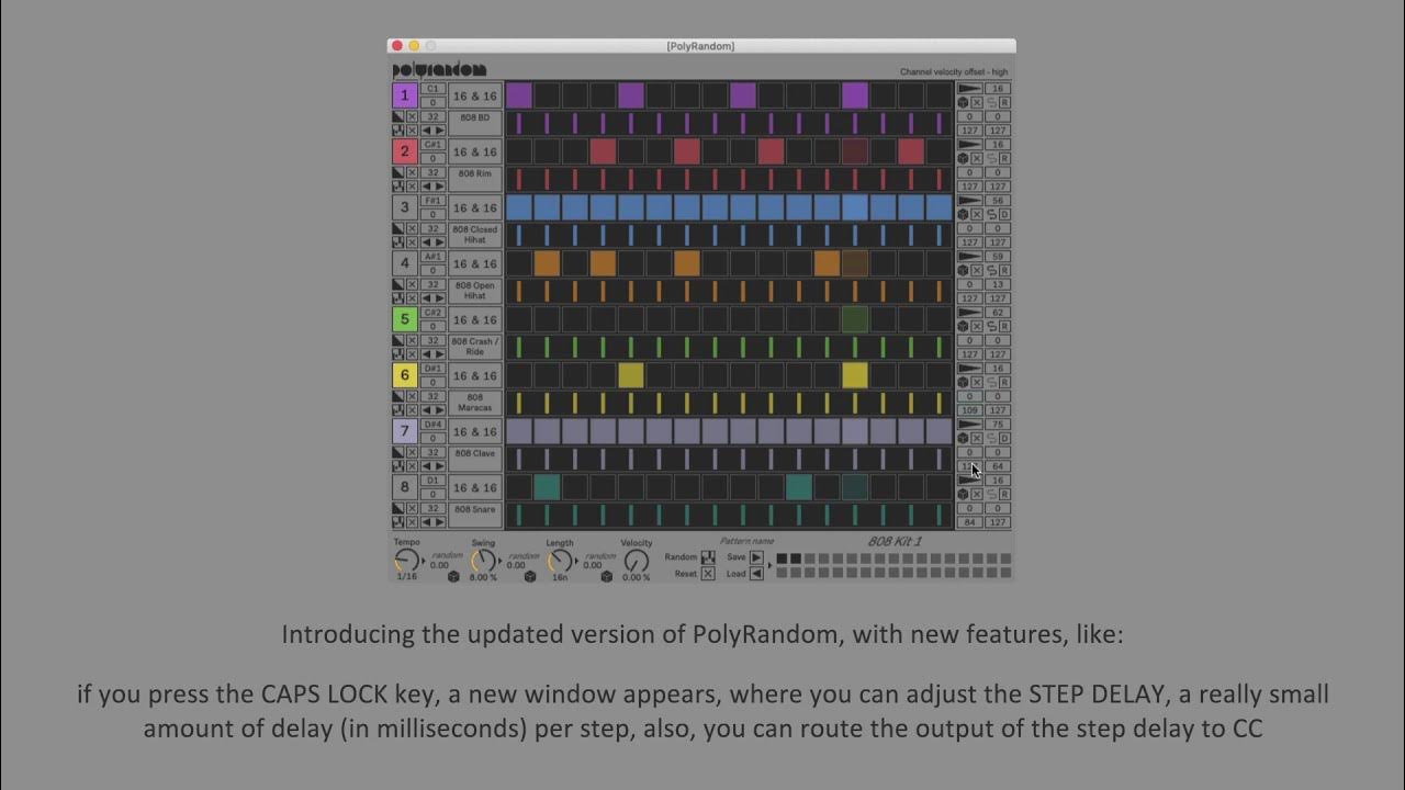 encoderaudio's tweet card. UPDATE - Polyrandom