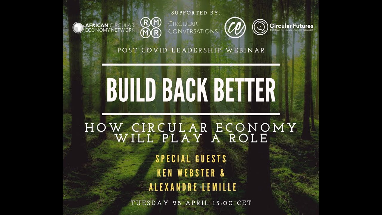 mbauwens's tweet card. Post Covid Leadership: build back better - how circular economy will...
