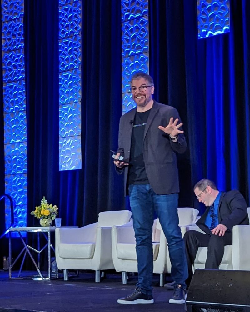 danwilli's tweet card. The final panel of WATS 2023 offered some great perspective on the advances of XR, cloud and AI technologies and the impact on the aviation training community. Great work Sébastien Lozé, Julian Abich...