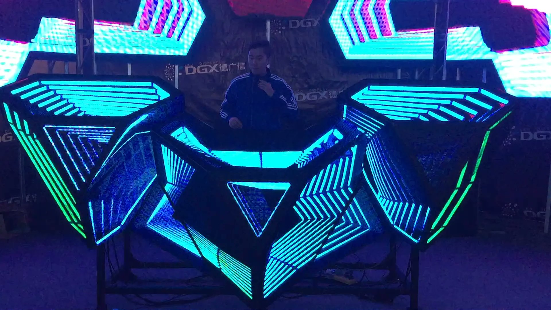 DGX_Designer's tweet card. 2016 DGX LED Multimedia DJ Counter