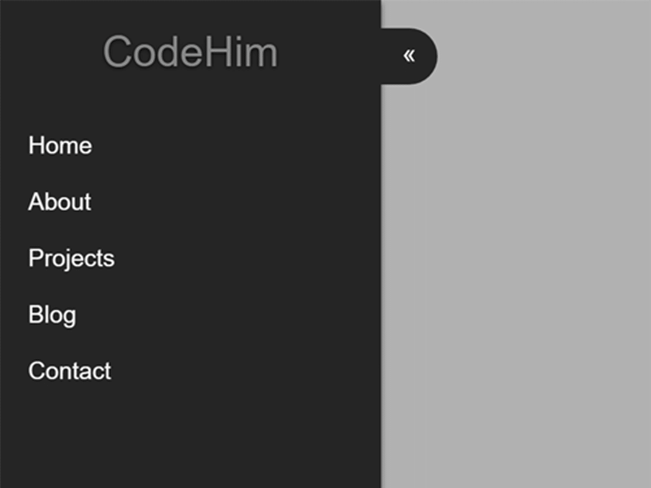CodeHimOfficial's tweet card. Here is a lightweight Vanilla JavaScript code snippet to create an easy sliding drawer. You can view demo and download source code.