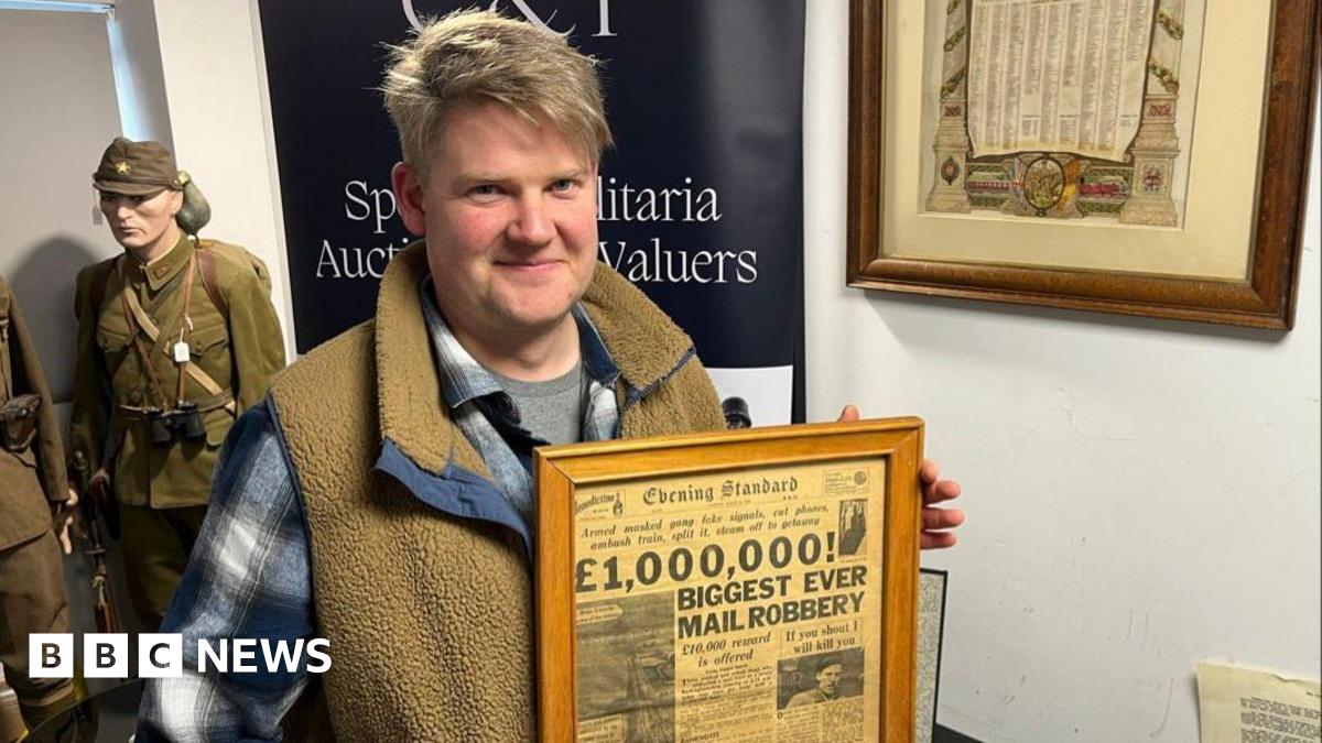 BBCRadioKent's tweet card. Crime scene photographs, police communications and memorabilia will be up for sale.