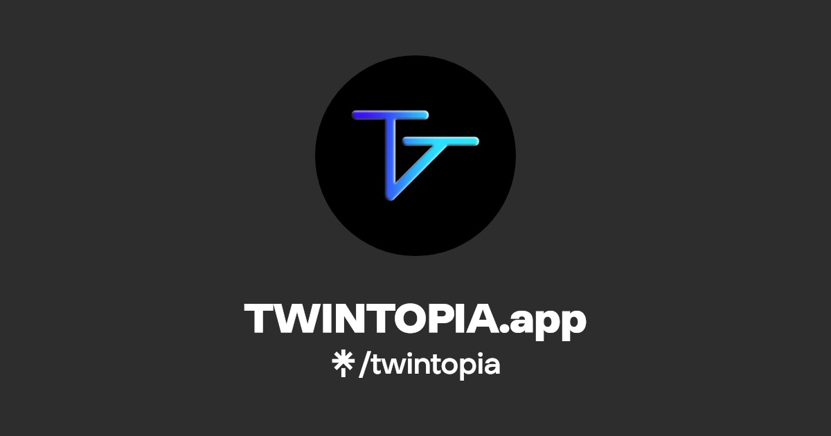 Twintopia_app's tweet card. Playing with the world – exploring digital twins to imagine a better future.