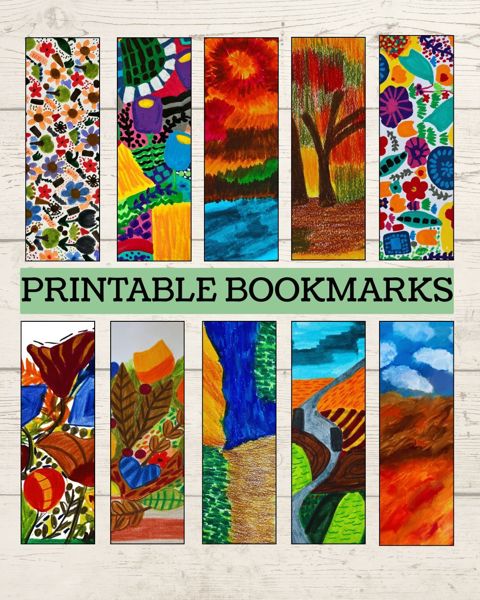 sudesna_ghosh's tweet card. This is a digital product. Each bookmark has been created from my hand drawn, hand painted artwork. Nature inspired abstract art for readers who love ...