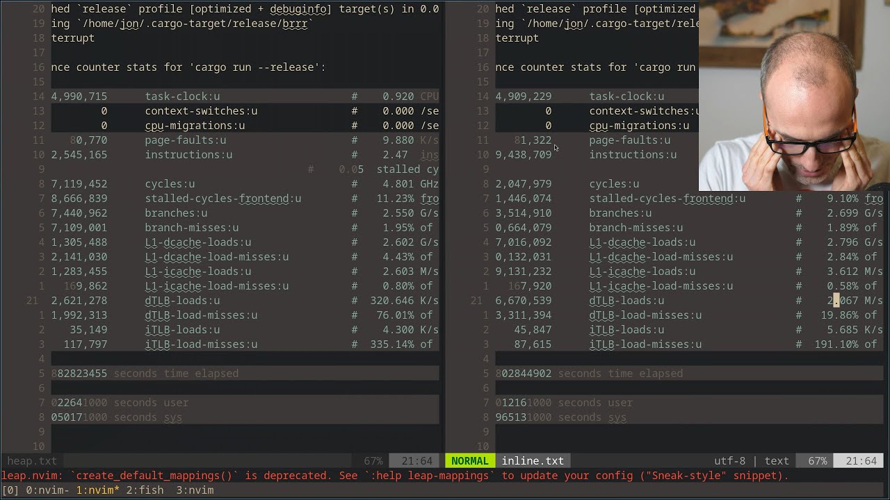 shrirambalaji's tweet card. impl Rust: One Billion Row Challenge (live version)