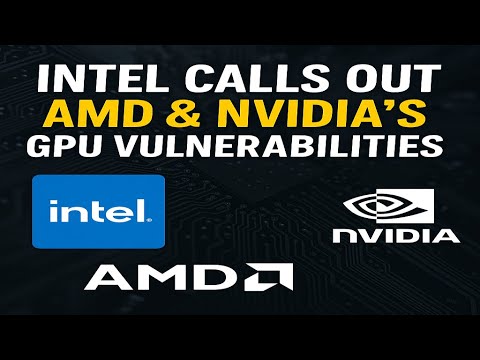 TechStream2026's tweet card. The Silent Security War: Intel Calls Out AMD & Nvidia’s GPU Vulnera...