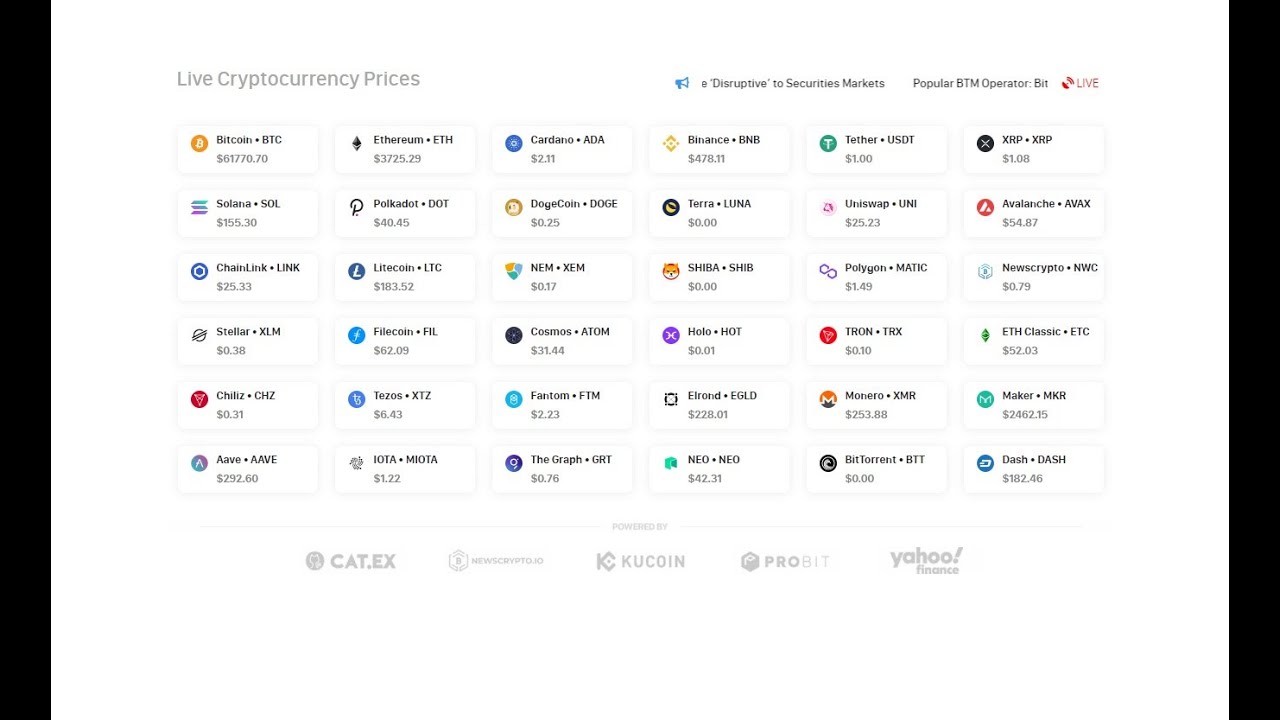tastie_values's tweet card. NewsCrypto.io : Live Cryptocurrency Prices!