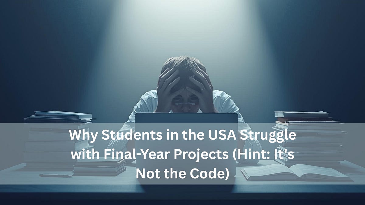 codingzaptech's tweet card. Why Students in the USA Struggle with Final-Year Projects (Hint: It’s Not the Code) For many students in the United States, the final year of college or university is both exciting and terrifying …