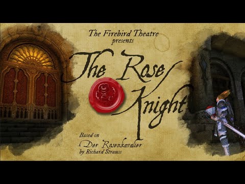 ffxivfirebird's tweet card. 'The Rose Knight' presented by The Firebird Theatre