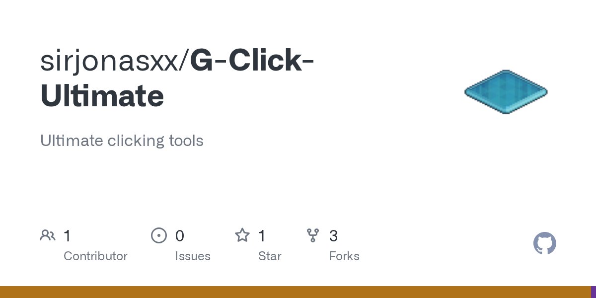 Scripting_Habbo's tweet card. Ultimate clicking tools. Contribute to sirjonasxx/G-Click-Ultimate development by creating an account on GitHub.