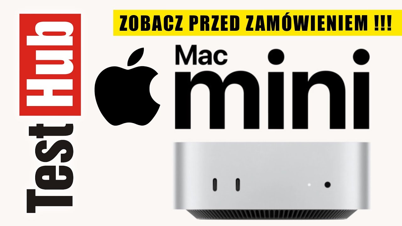 TestHubPL's tweet card. Apple Mac Mini M4 po przesiadce z Mac Mini M1 - zanim zamówisz zobacz...