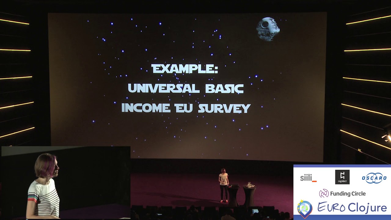 EuroClojure's tweet card. The Return of Clojure Data Science - Elise Huard