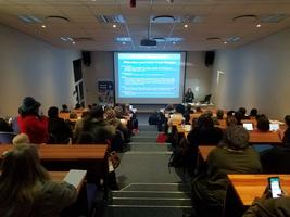 DefenceResNet's tweet card. This workshop provides a friendly and supportive space for practicing conference presentations.