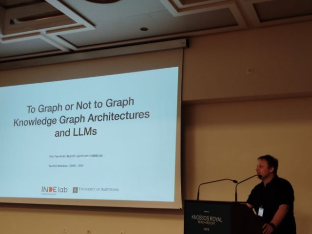 pgroth's tweet card. Last week, I attended the 21st Extended (European) Semantic Web Conference. The conference was well organised by Dr. Albert Meroño Peñuela from King’s College London. He seemed surprisingly c…