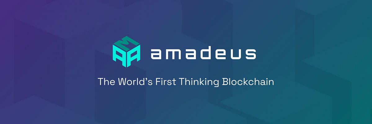 amadeusprotocol's tweet card. What if a blockchain infrastructure could think, learn, and evolve? What if every computational cycle contributed to collective…