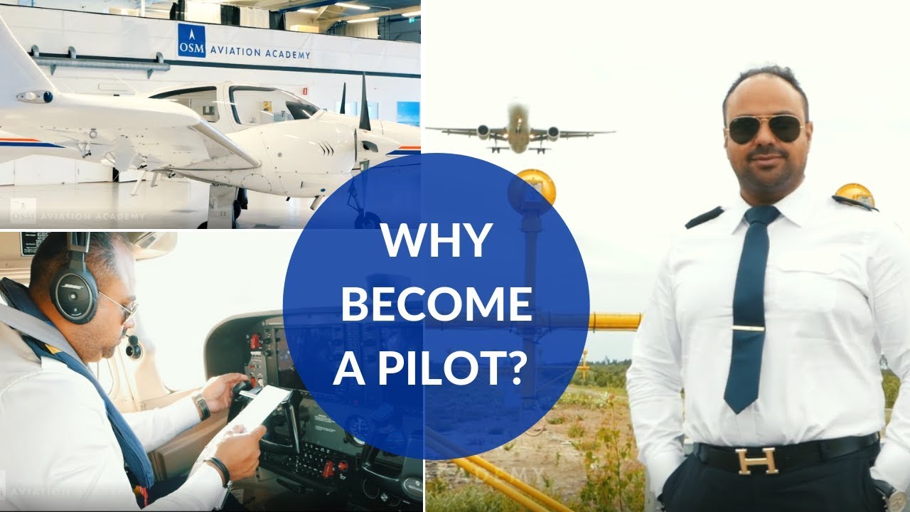 OSM_academy's tweet card. Why become a pilot?