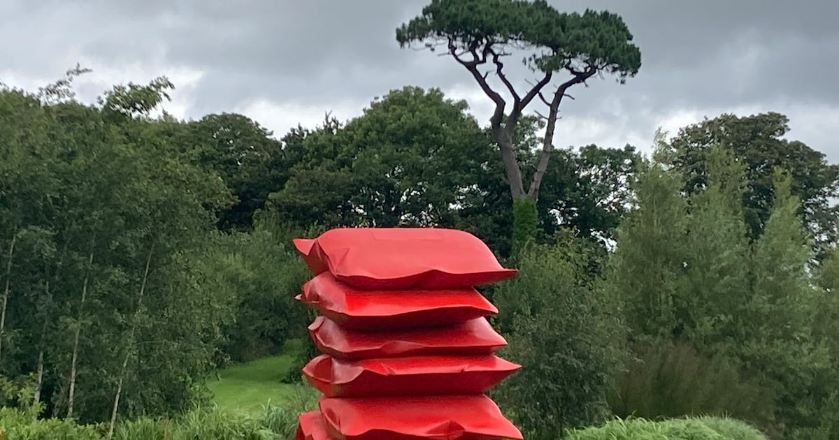 UAEEmbassyUK's tweet card. After being displayed at Frieze London, the towering work has arrived in the British seaside county