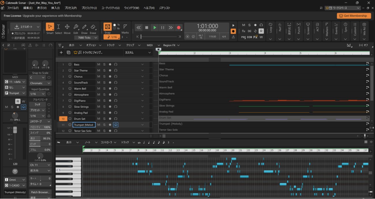takuboo15's tweet card. ３年ほど前にCASIOの光ナビゲーションキーボードLK520を購入した。ピアノが弾けるようになりたいと思い練習したのだが、初心者用の曲を何曲か練習しただけで挫折してしまい、これまで部屋の片隅でホコリを被っていた。 LK520にはMIDI機能が搭載されている。ピアノとしてではなくMIDIファイル再生マシンとしてなら私にも…