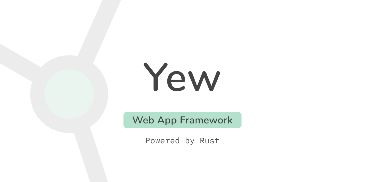 yewstack's tweet card. Rust / Wasm framework for creating reliable and efficient web applications - yewstack/yew
