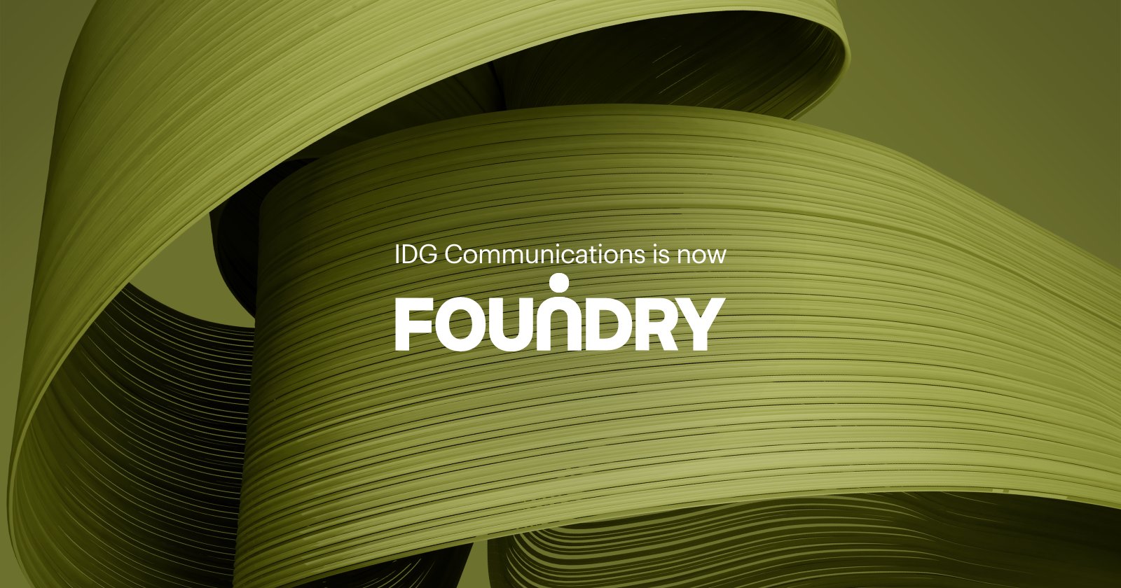 InsiderProTech's tweet card. IDG Communications is now Foundry. We generate and innovate with data, driving demand for technology marketers everywhere. Real people. Real data. Real results.