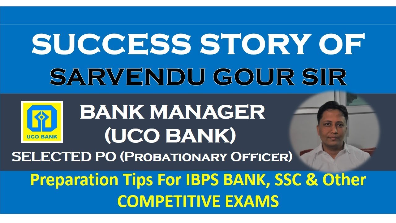 IBPSExamGuide's tweet card. Success Story of Sarvendu Gour Sir | Bank Manager | Cleared IBPS PO...