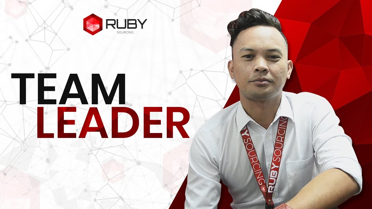 RubySourcing's tweet card. Ruby Sourcing - Team Leader Onnie